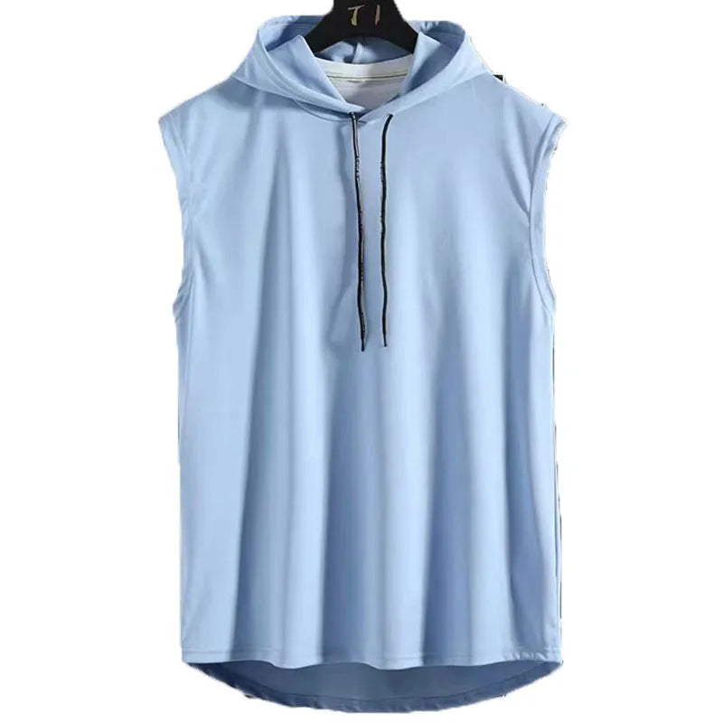 Sleeveless Fitness Hoodie Top